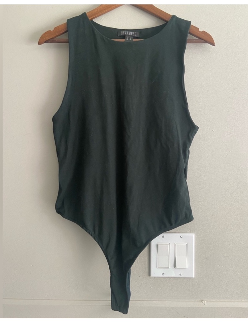 ☀️ Revamped ☀️ deep green high neck bodysuit